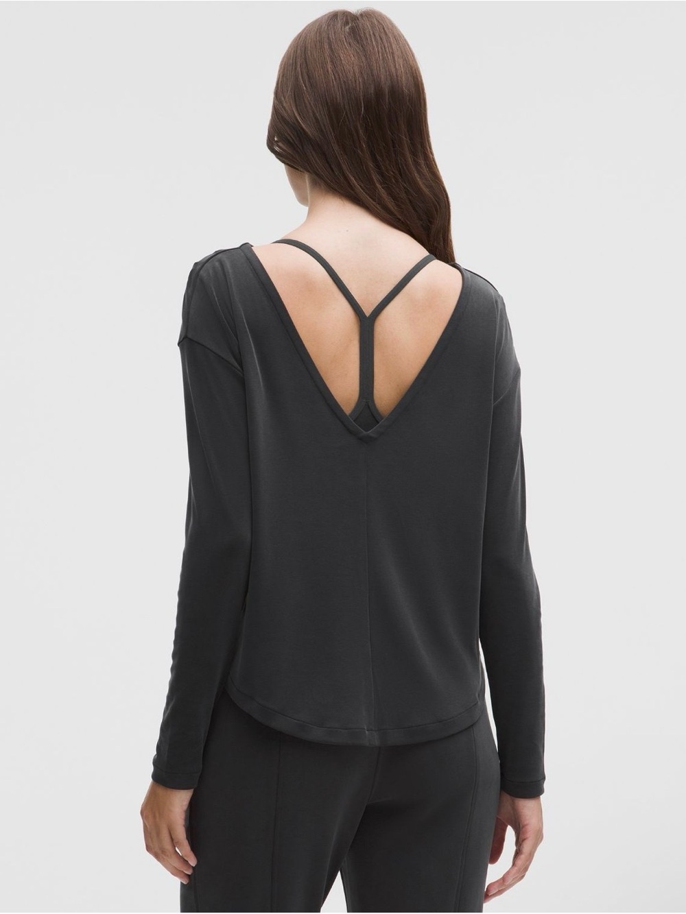 NWT Lululemon Drapey Softstreme Boatneck Long-Sleeve Shirt Sz Small